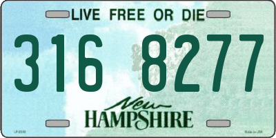 NH license plate 3168277