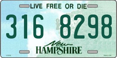 NH license plate 3168298