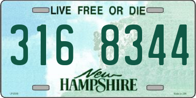 NH license plate 3168344