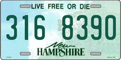 NH license plate 3168390