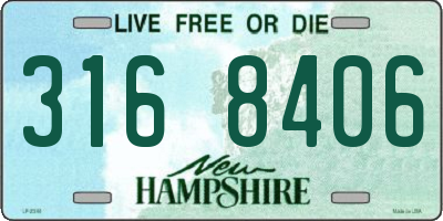 NH license plate 3168406