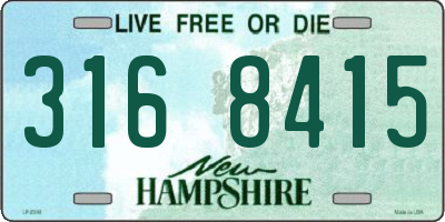 NH license plate 3168415