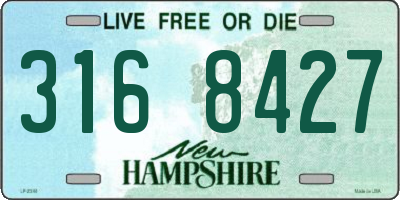 NH license plate 3168427