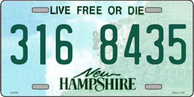 NH license plate 3168435
