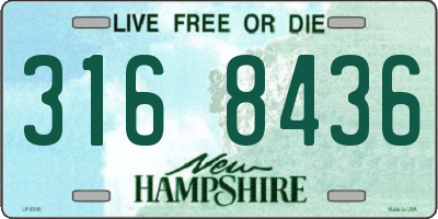 NH license plate 3168436
