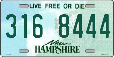 NH license plate 3168444
