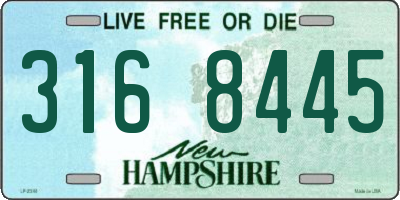 NH license plate 3168445
