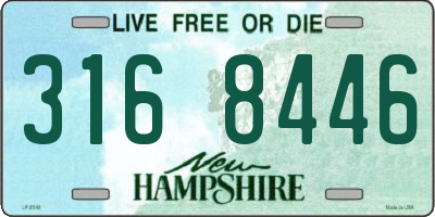 NH license plate 3168446