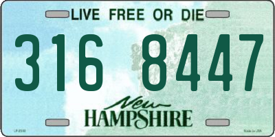 NH license plate 3168447