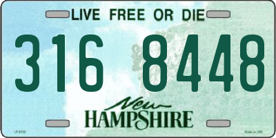 NH license plate 3168448