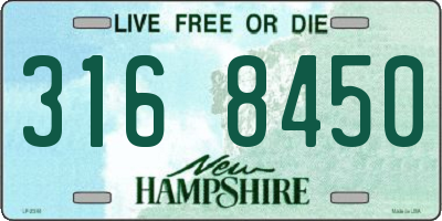 NH license plate 3168450