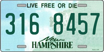 NH license plate 3168457