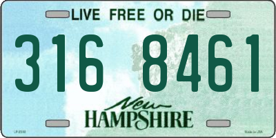 NH license plate 3168461