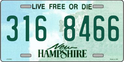 NH license plate 3168466