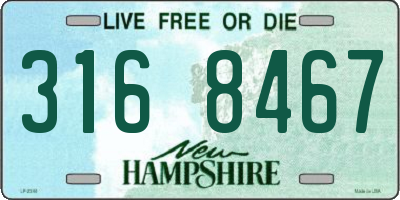 NH license plate 3168467