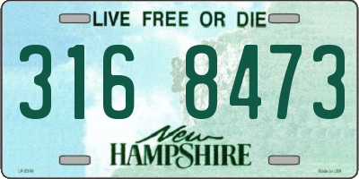 NH license plate 3168473