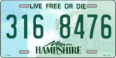 NH license plate 3168476
