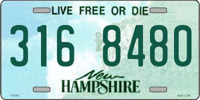 NH license plate 3168480
