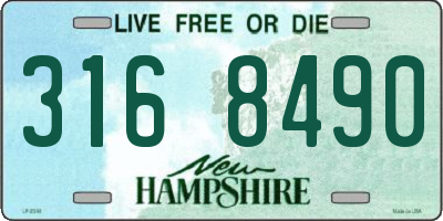 NH license plate 3168490