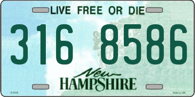 NH license plate 3168586