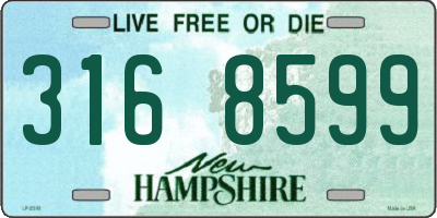 NH license plate 3168599