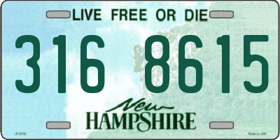 NH license plate 3168615