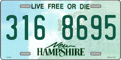 NH license plate 3168695