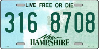 NH license plate 3168708