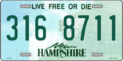 NH license plate 3168711