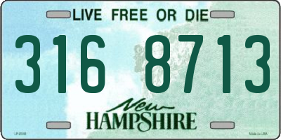NH license plate 3168713