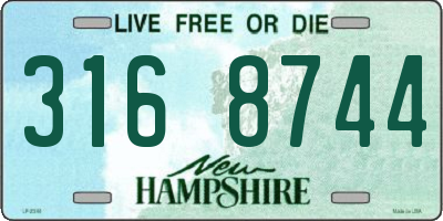 NH license plate 3168744