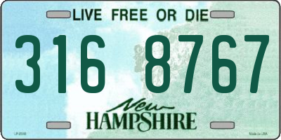 NH license plate 3168767