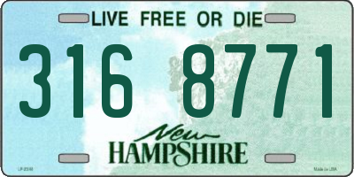 NH license plate 3168771
