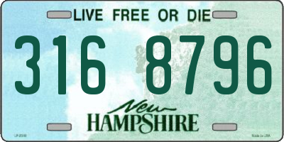 NH license plate 3168796