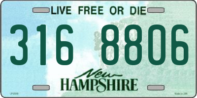 NH license plate 3168806