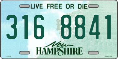 NH license plate 3168841