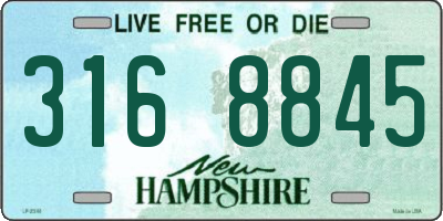 NH license plate 3168845