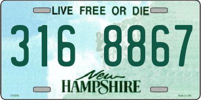 NH license plate 3168867