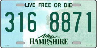 NH license plate 3168871