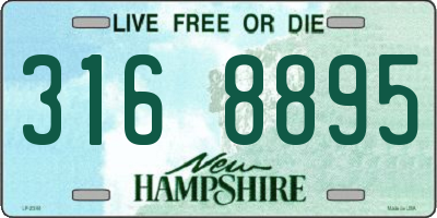 NH license plate 3168895