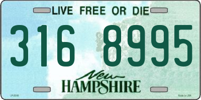 NH license plate 3168995