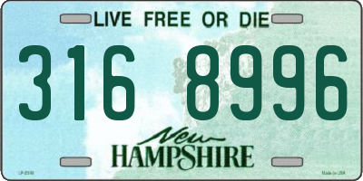 NH license plate 3168996