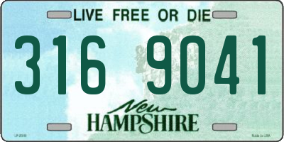 NH license plate 3169041