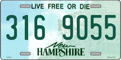NH license plate 3169055