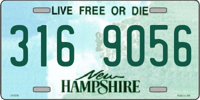 NH license plate 3169056