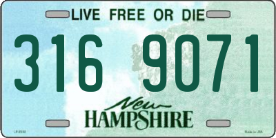 NH license plate 3169071