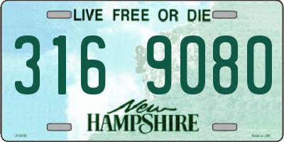 NH license plate 3169080