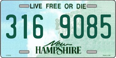 NH license plate 3169085