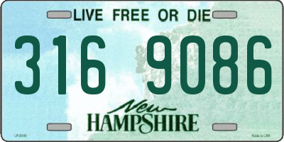 NH license plate 3169086