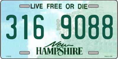 NH license plate 3169088